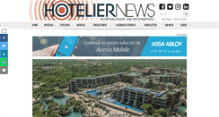 Desktop Screenshot of hoteliernews.com.br