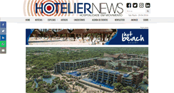 Desktop Screenshot of hoteliernews.com